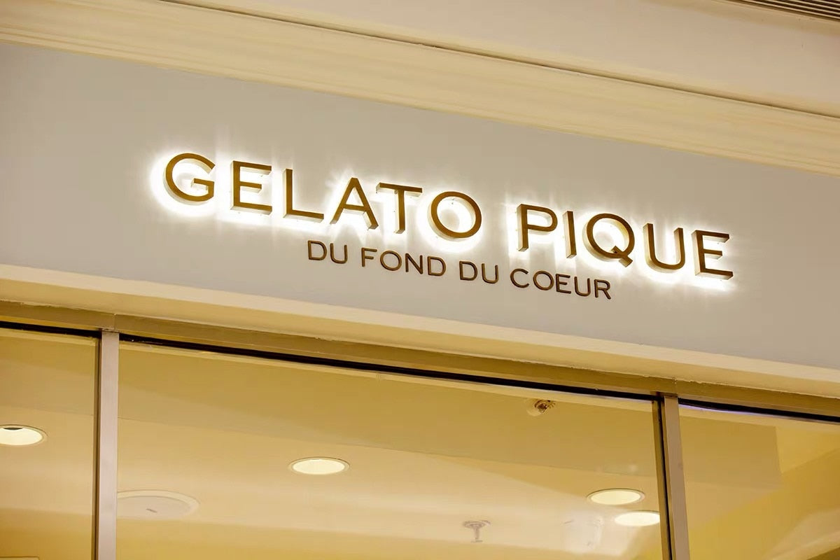 3D decorative backlight LED metal letters