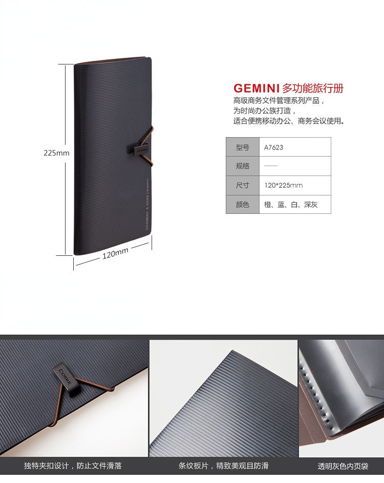 Comix Multifunctional Travel Business Card Book A7623