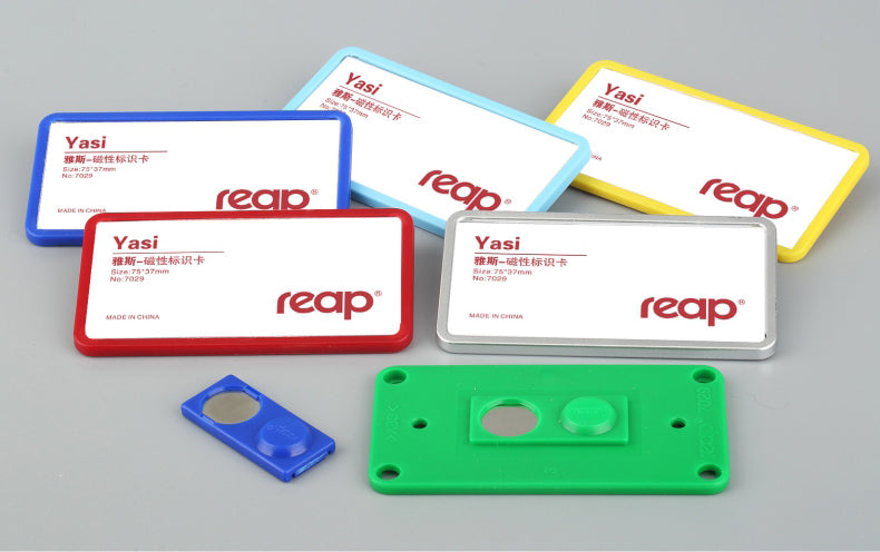 Reap 7029 employee name tag magnet style