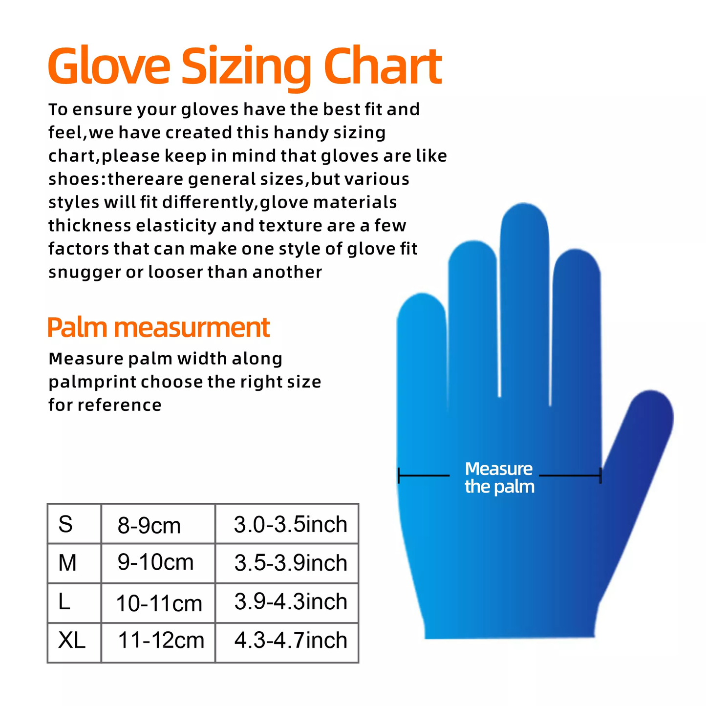 Disposable food grade nitrile gloves, powder-free, oil-proof and wear-resistant