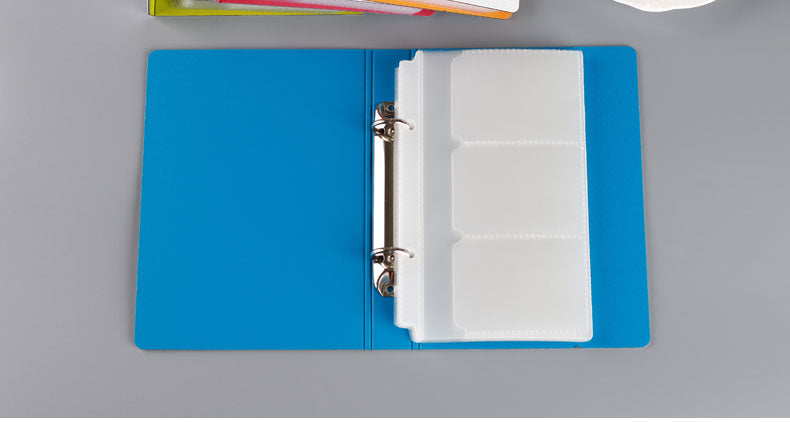 Comix large-capacity loose-leaf 2-hole business card book A5307