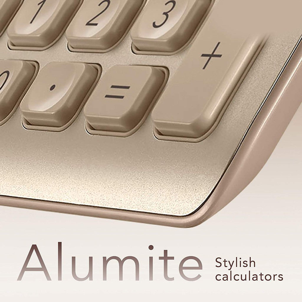 卡西歐 SL-1000SC 金色時尚金屬 10 位旅行系列計算器