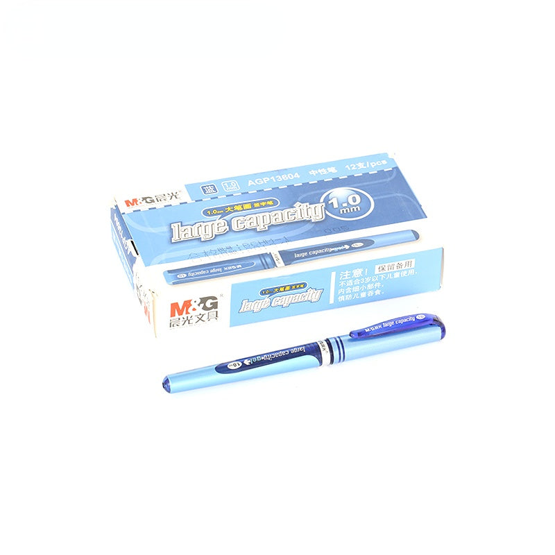 M&G 1.0mm gel pen large stroke thick tip signature pen AGP13604