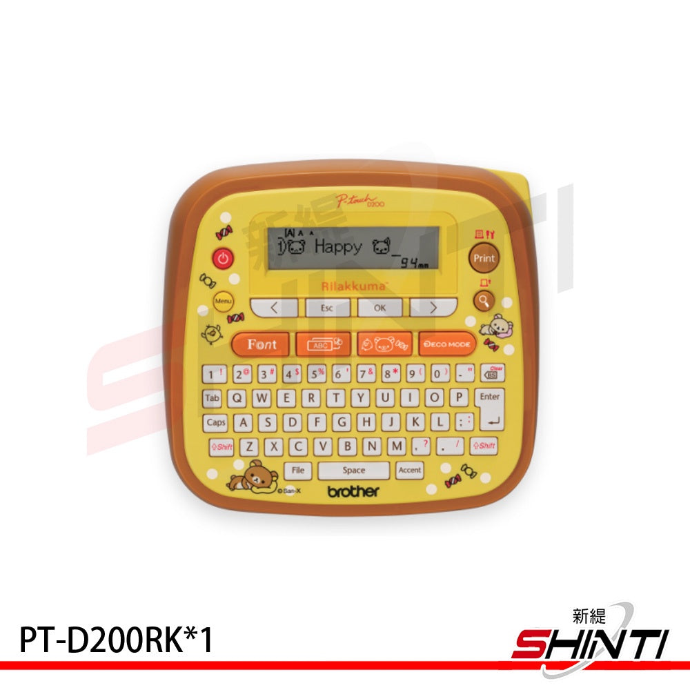Brother PT-D200RK D200SN SNOOPY史努比 拉拉熊 標籤機