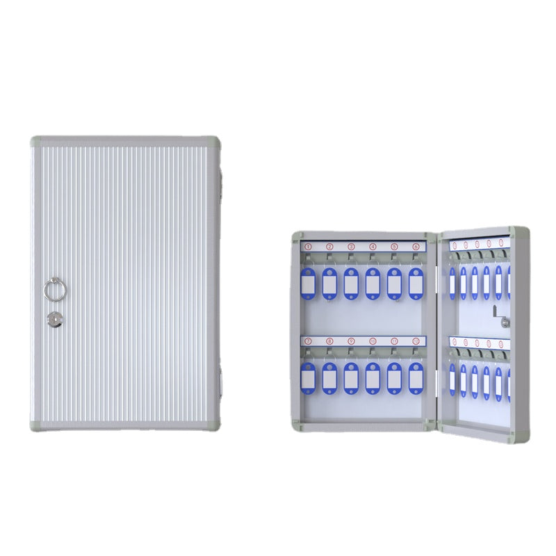 12-120 position aluminum alloy key box wall-mounted key management cabinet