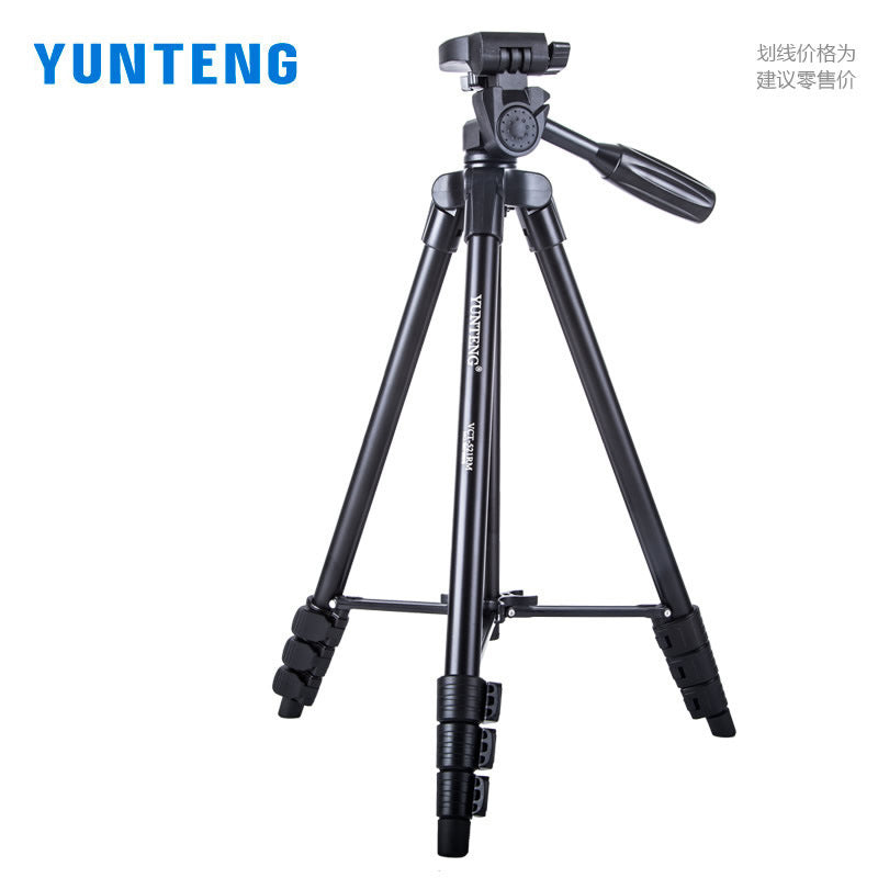 雲騰521 微單相機手機直播支架 三腳架 便攜 適用佳能尼康索尼三角架