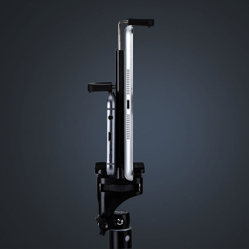 雲騰轉接夾iPad平板夾子 自拍杆三腳架固定自拍配件 手機可豎夾拍照