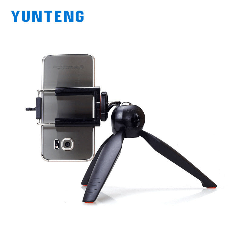 Yunteng 228 mini tripod micro SLR digital camera DV video desktop live broadcast bracket mobile phone selfie stand