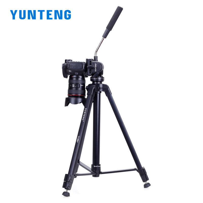 Yunteng 860 large camera tripod professional hydraulic tripod suitable for Sony and Canon SLR cameras