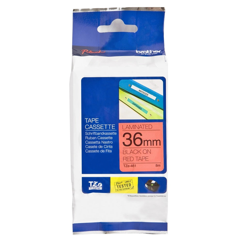 Brother 36mm 原廠護貝標籤帶 TZe-161/261/461/561/661/761 -長度8M