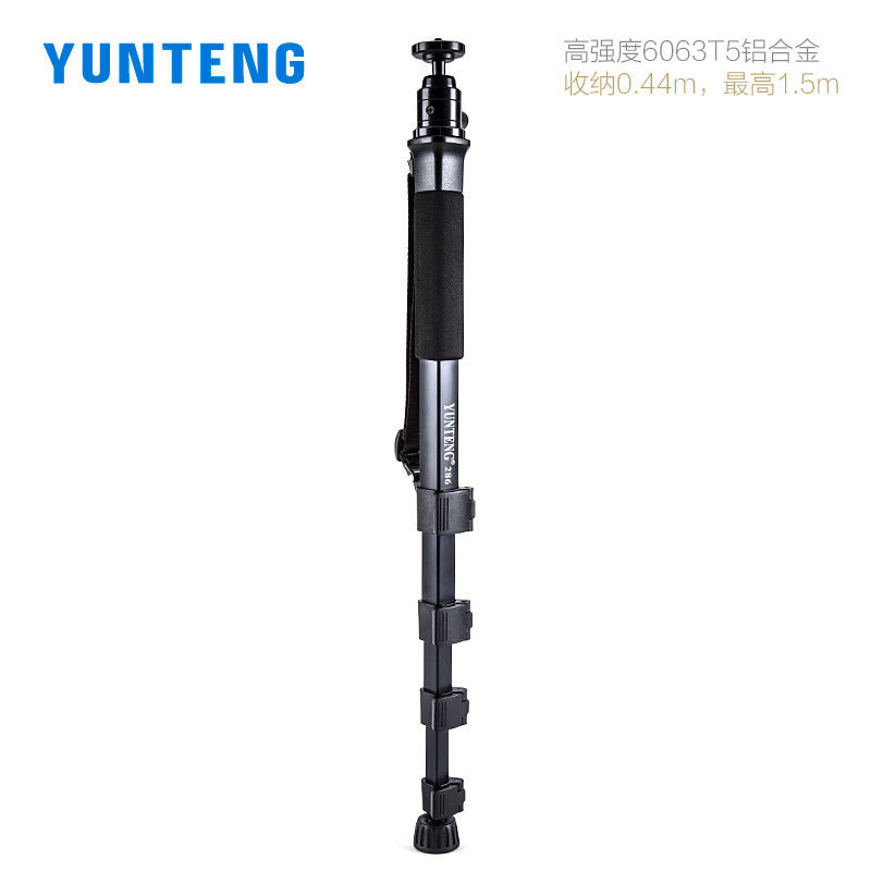 Yunteng 286 monopod lightweight portable ball head professional SLR camera digital camera mirrorless monopod