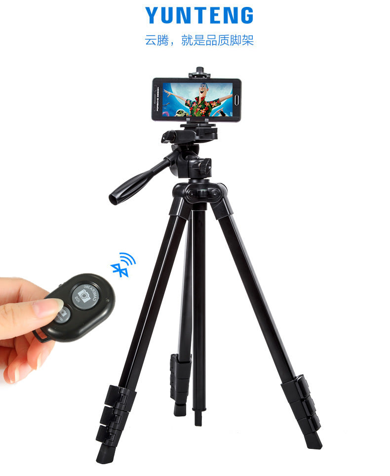 雲騰61 8三角架 輕便攜微單照相機支架 通用手機橫豎拍照單反三腳架
