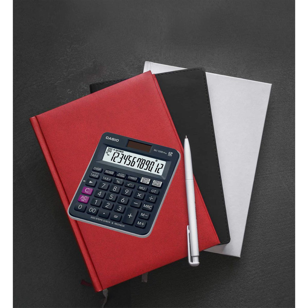 卡西歐 MJ-120DPLUS 計算器商店計算器 12 位檢查功能