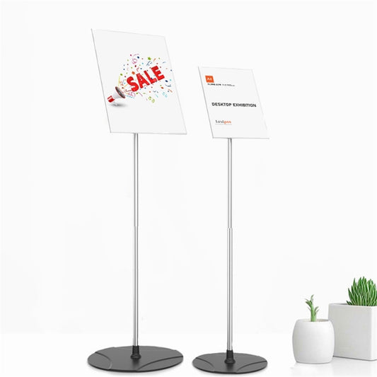 Metal floor standing A4 poster stand display stand