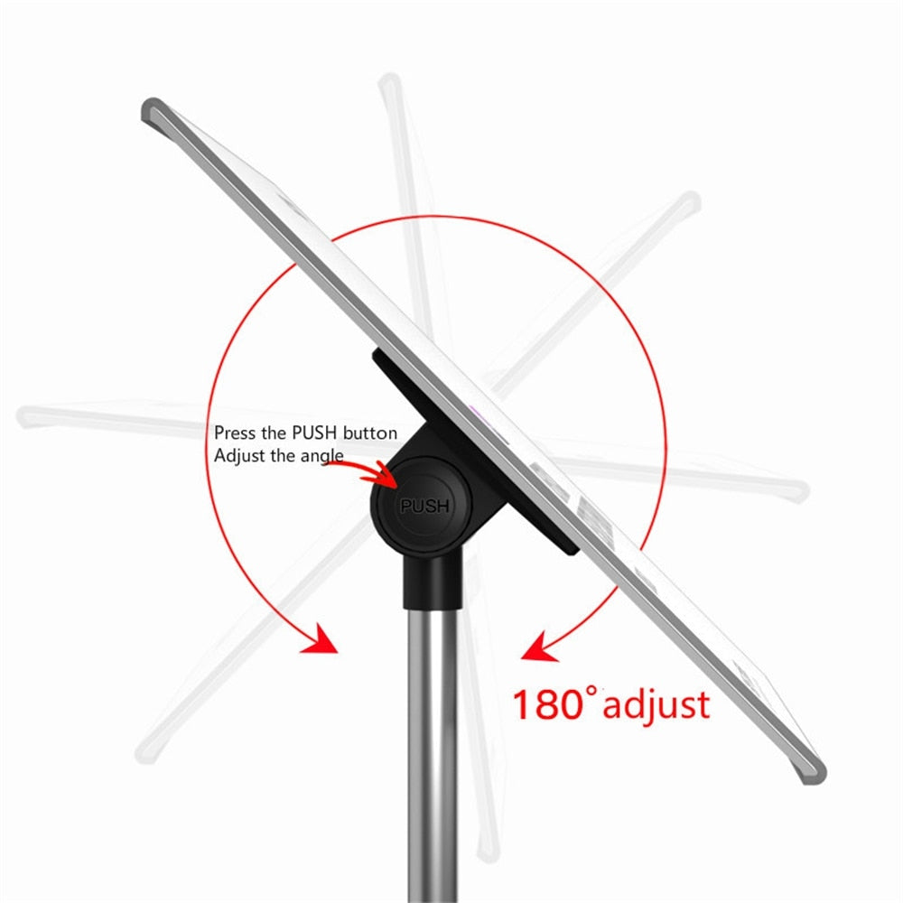 Metal floor standing A4 poster stand display stand