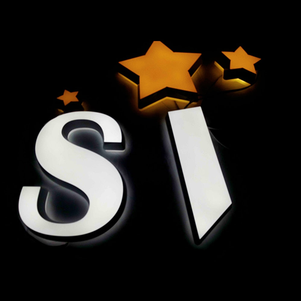 3D Acrylic Name Sign Acrylic LED Light Sign Acrylic LED Letter Sign