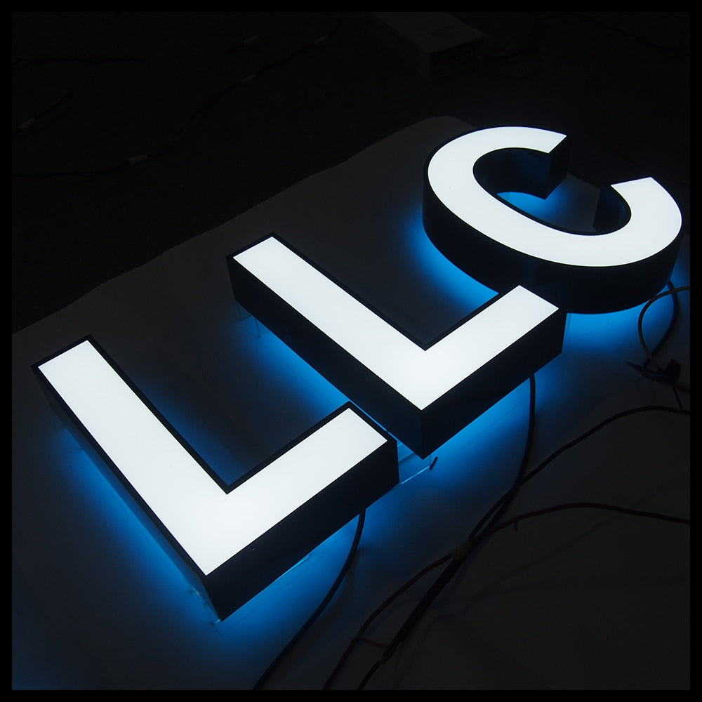 3D Acrylic Name Sign Acrylic LED Light Sign Acrylic LED Letter Sign