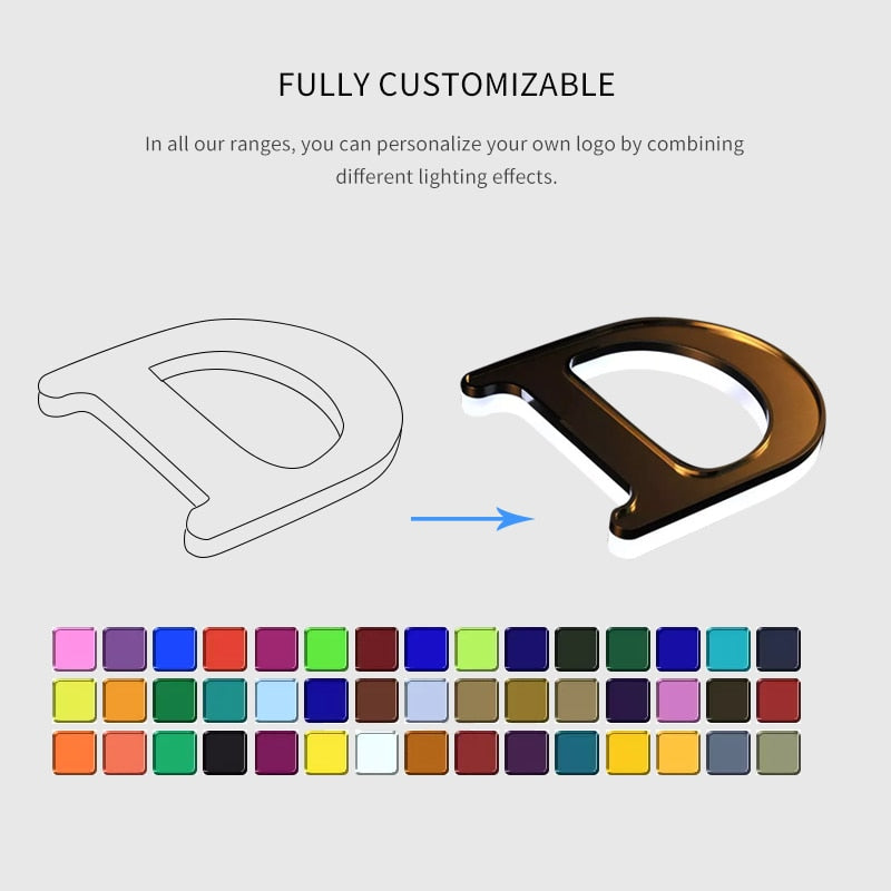 Commercial Customized Outdoor Indoor LED Customized 3D Metal Sign