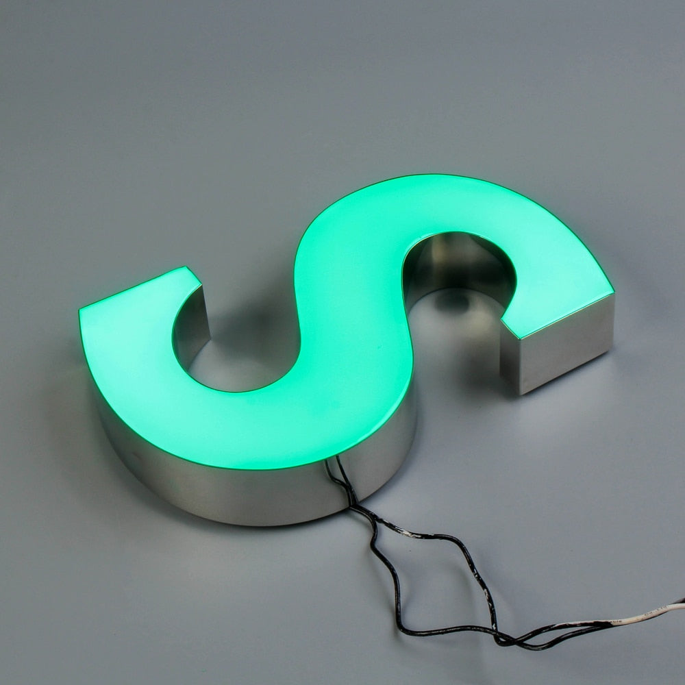 Customized LED acrylic sign commercial store sign outdoor company sign