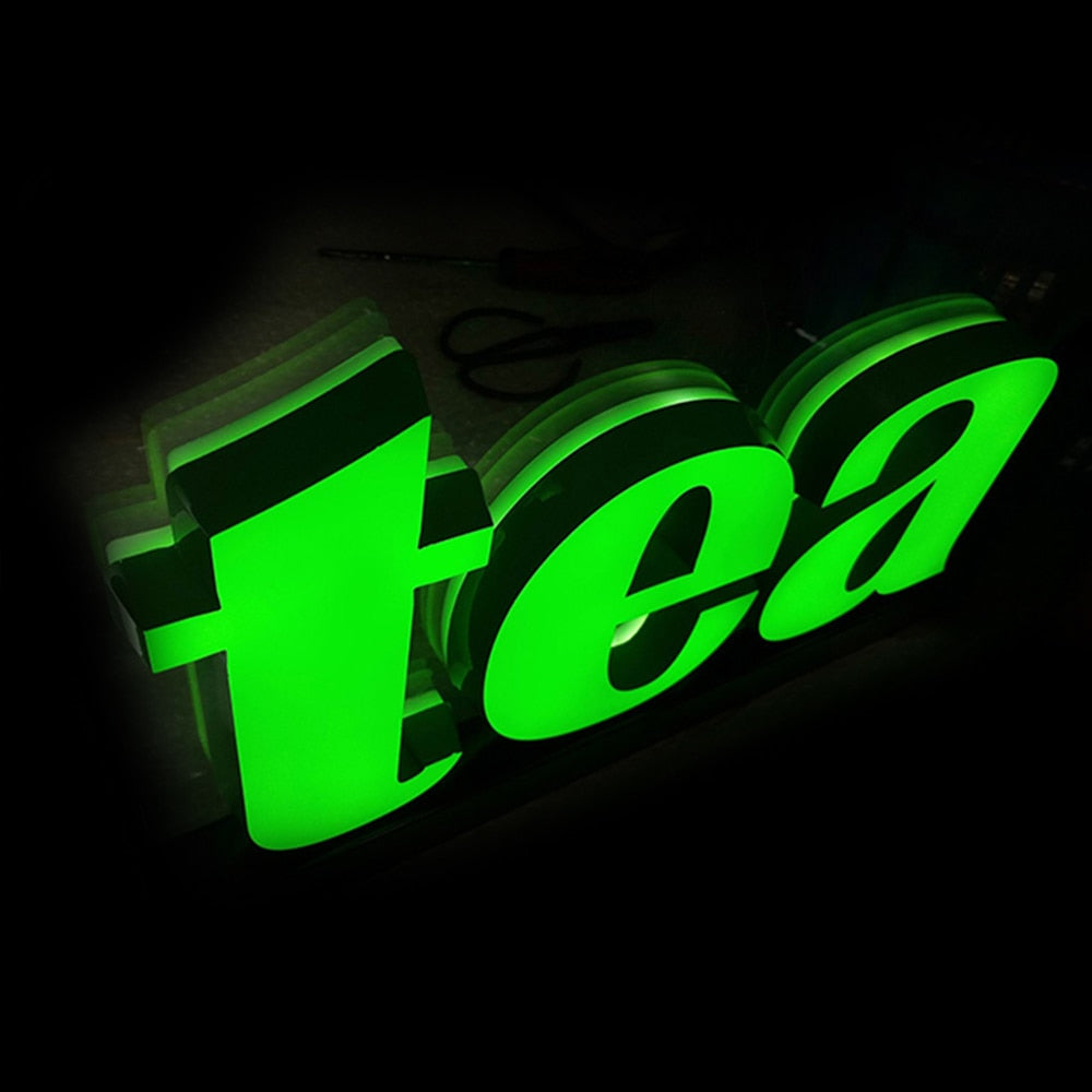 定制 3D LED 戶外廣告 背光字母標誌