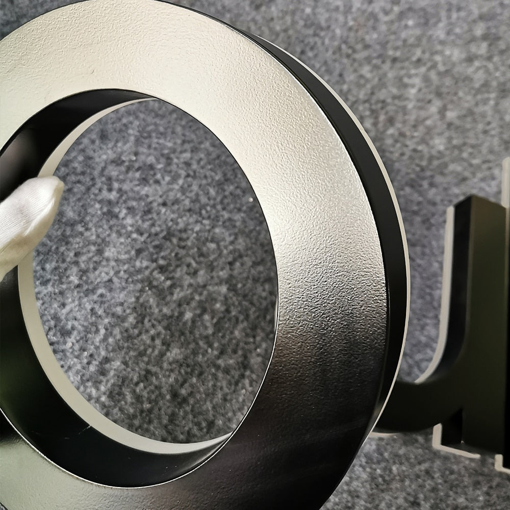 Outdoor 3D LED sign store name customization