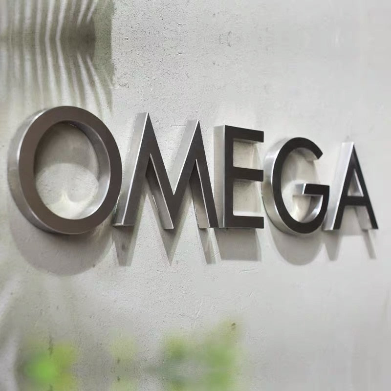 Customizable metal billboard outdoor 3D metal letters