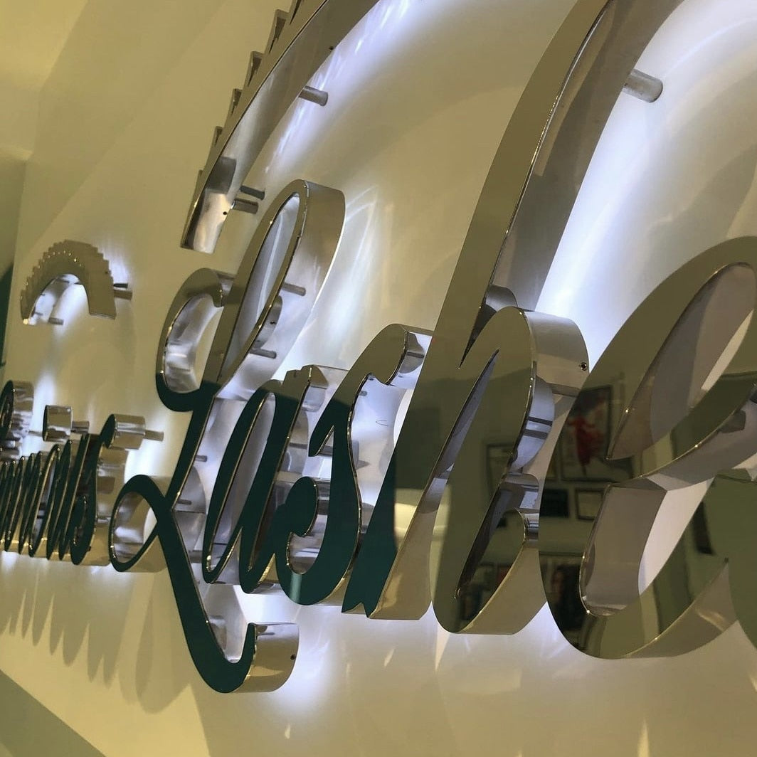 LED 發光牆標誌 3D 標誌定制 LED 標誌板