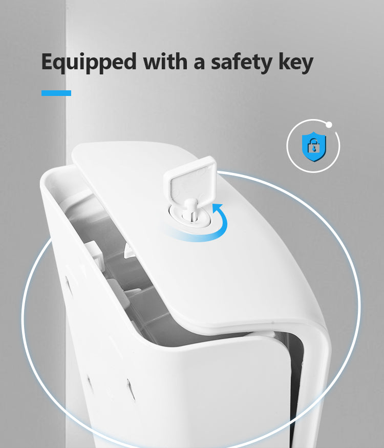 PL-151052 Double Head Wall Mounted Hotel Bathroom Hand Sanitizer Shampoo Dispenser Manual Soap Dispenser