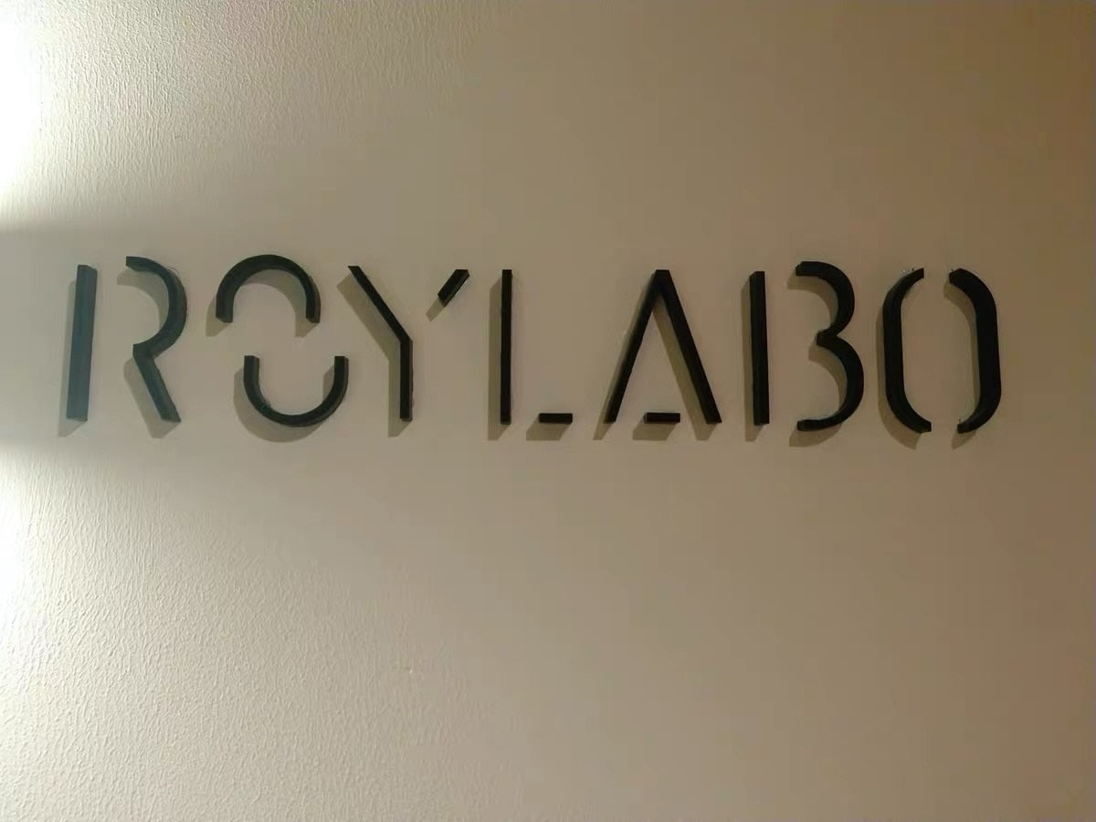 Modern premium advertising logo acrylic cut logo business design