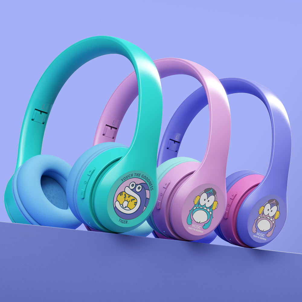 Cartoon Wireless Children's Learning Headphones