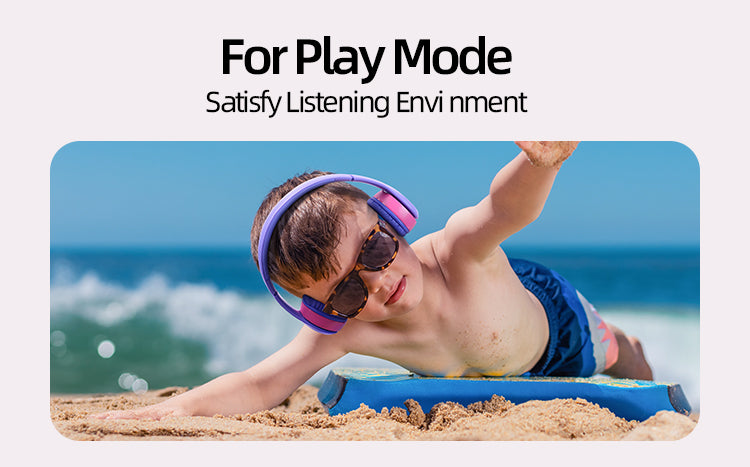 Cartoon Wireless Children's Learning Headphones