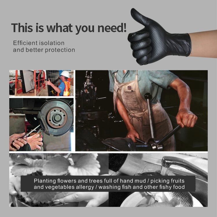 6 Mil Heavy Duty Automotive Industry Micro Touch Mechanical Nitrile Work Safety Gloves