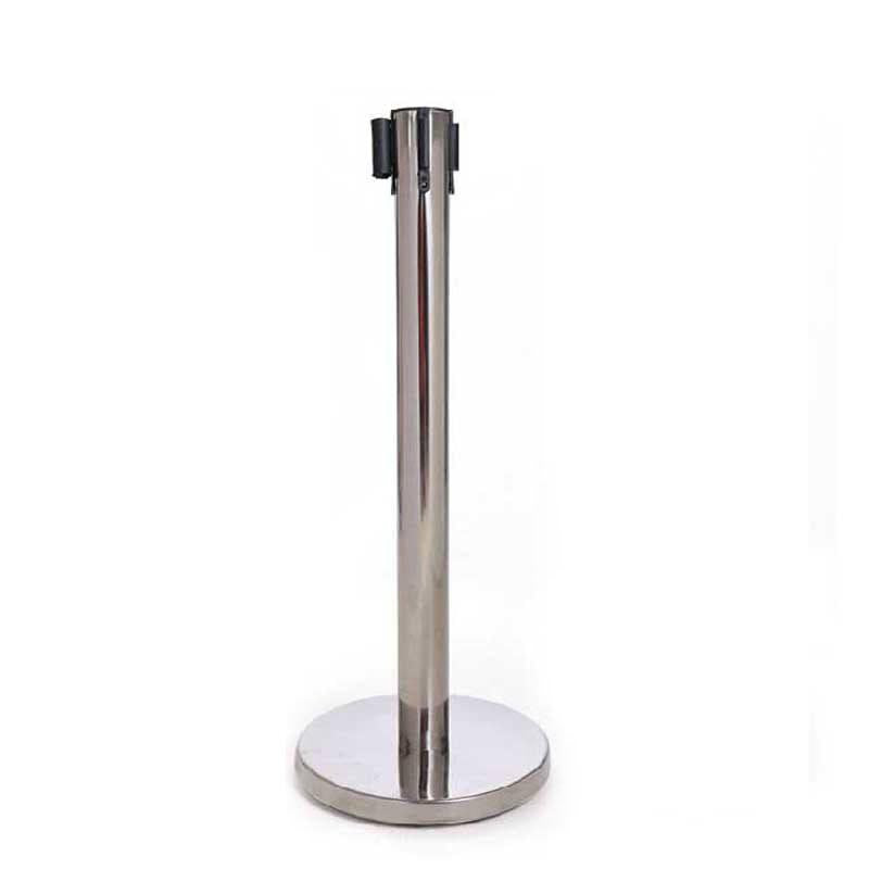 1 meter stainless steel telescopic guardrail isolation belt telescopic belt line guardrail queue guardrail warning belt