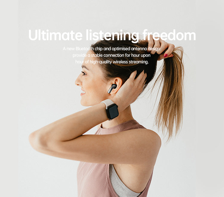 Waterproof TWS Earbuds Touch Control Sports Wireless In-Ear Headphones