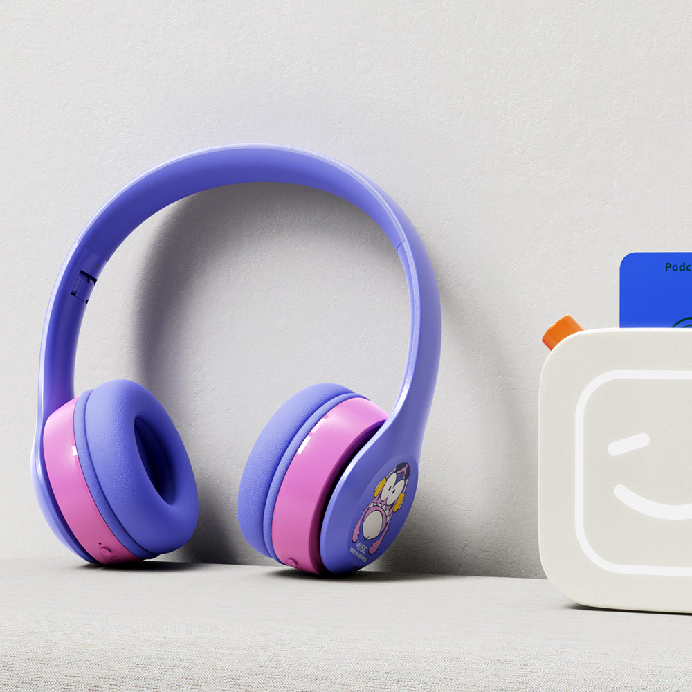 Cartoon Wireless Children's Learning Headphones