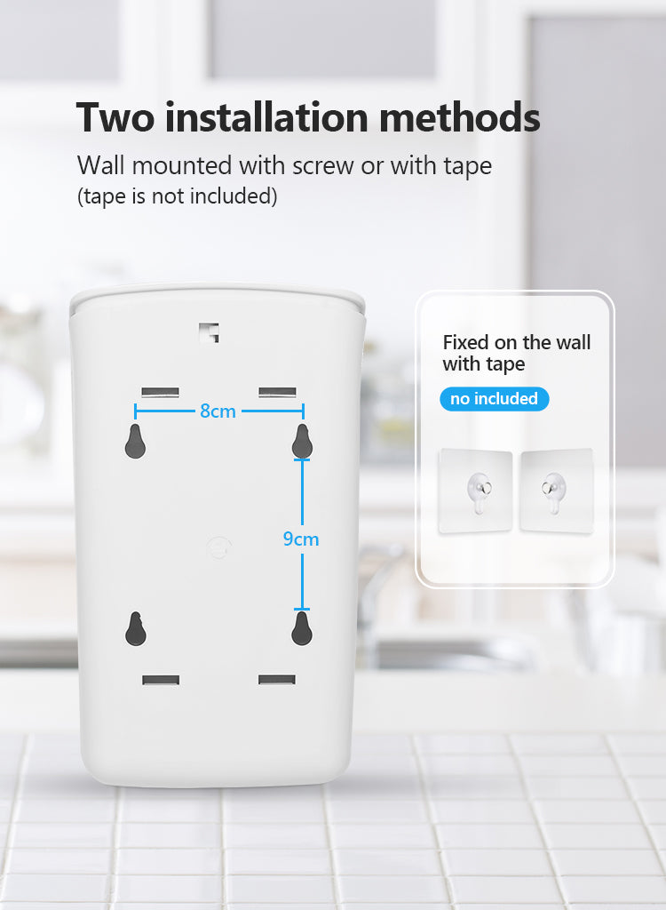 PL-151052 Double Head Wall Mounted Hotel Bathroom Hand Sanitizer Shampoo Dispenser Manual Soap Dispenser