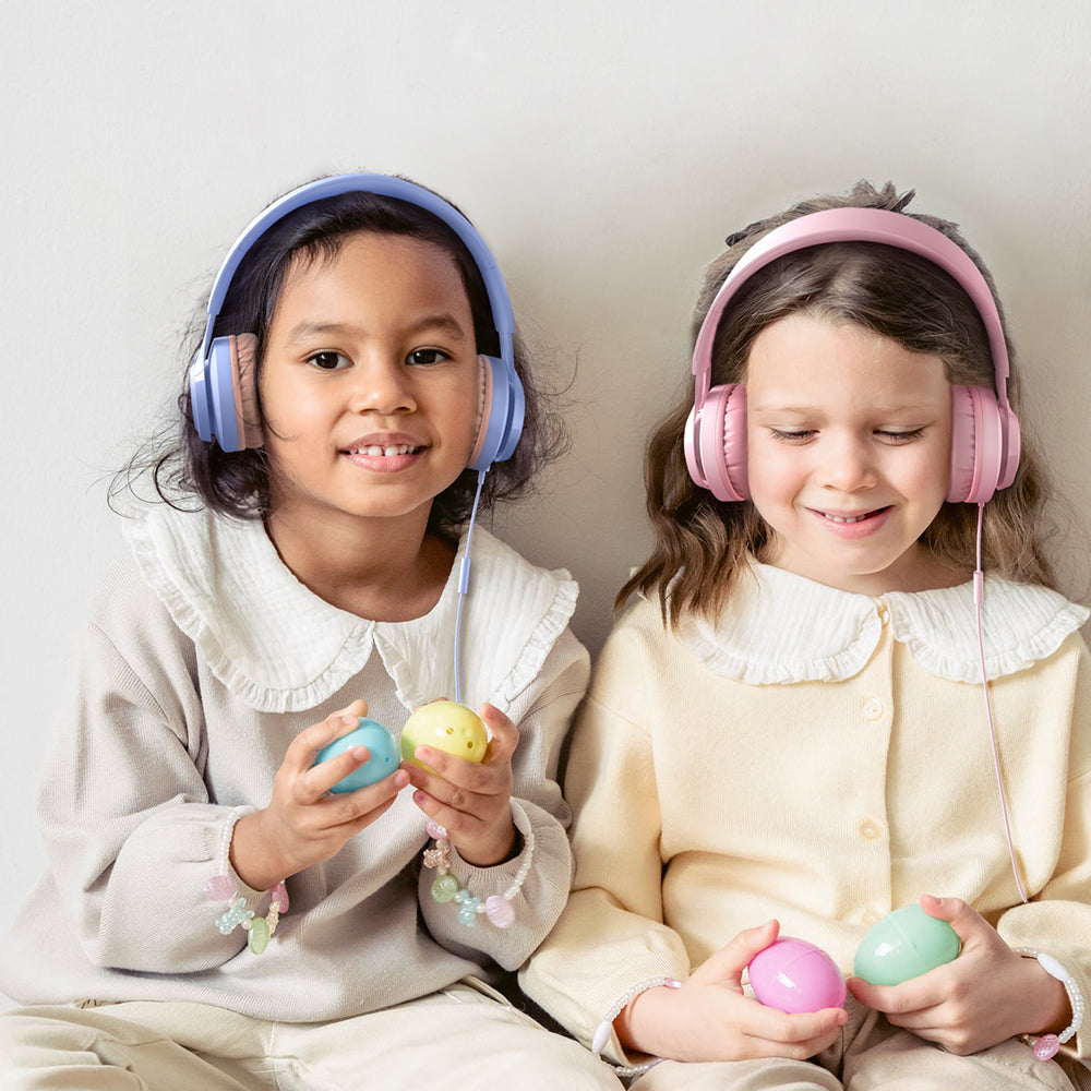Children's Portable Wi-Fi Controlled Cute Online Class Earphones with Microphone EP06 Headphones