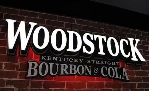 定制防水 3D 亞克力面 LED 字母商店廣告標牌