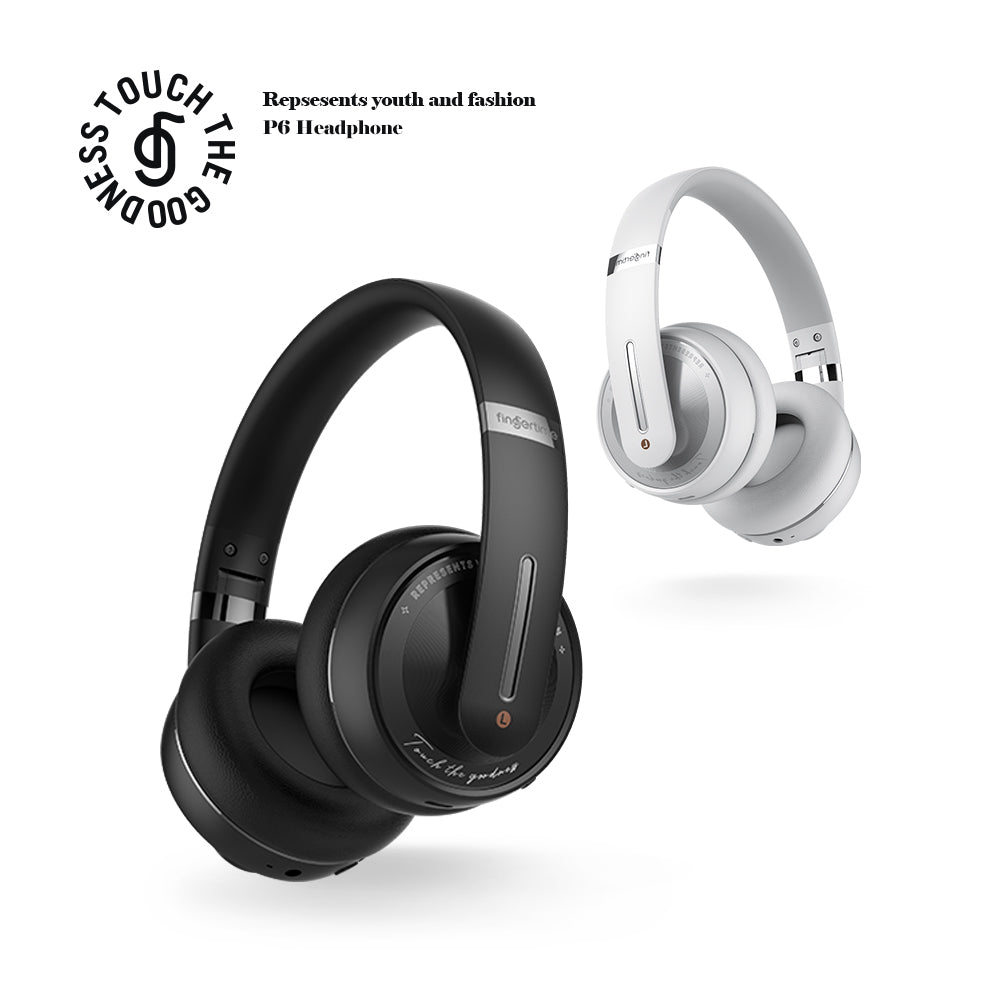 Heavy bass business music wired headphones P6 head-mounted wireless Bluetooth 5.0 headphones