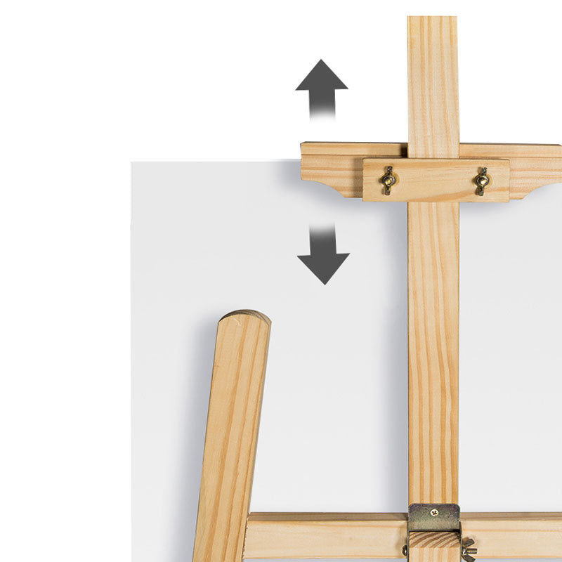 Yellow pine solid wood easel sketch easel advertising display stand wooden poster stand POP advertising display stand