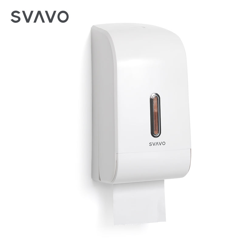 PL-151068 Wall-mounted ABS plastic waterproof double roll paper towel dispenser