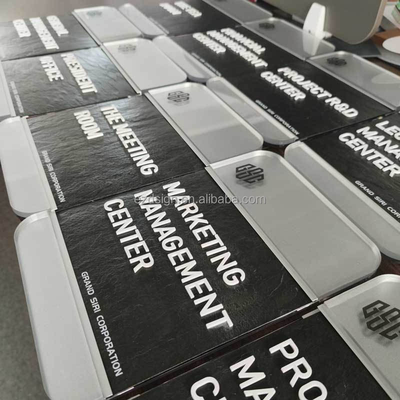 Customized hanging acrylic room number