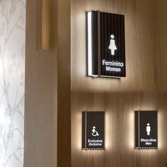 Customized office door number