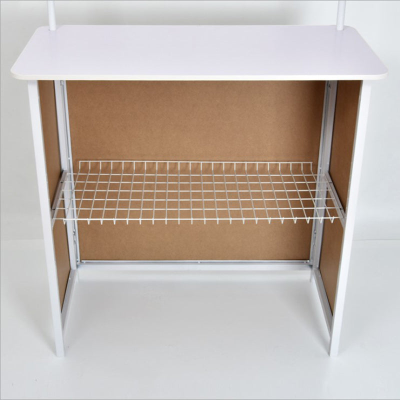 Folding portable advertising promotion table