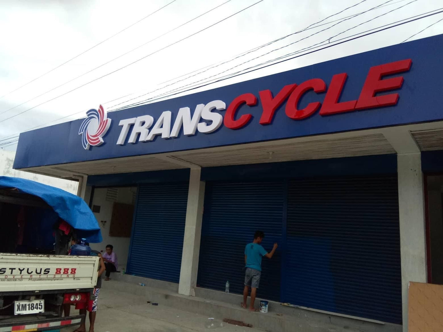 定制防水 3D 亞克力面 LED 字母商店廣告標牌