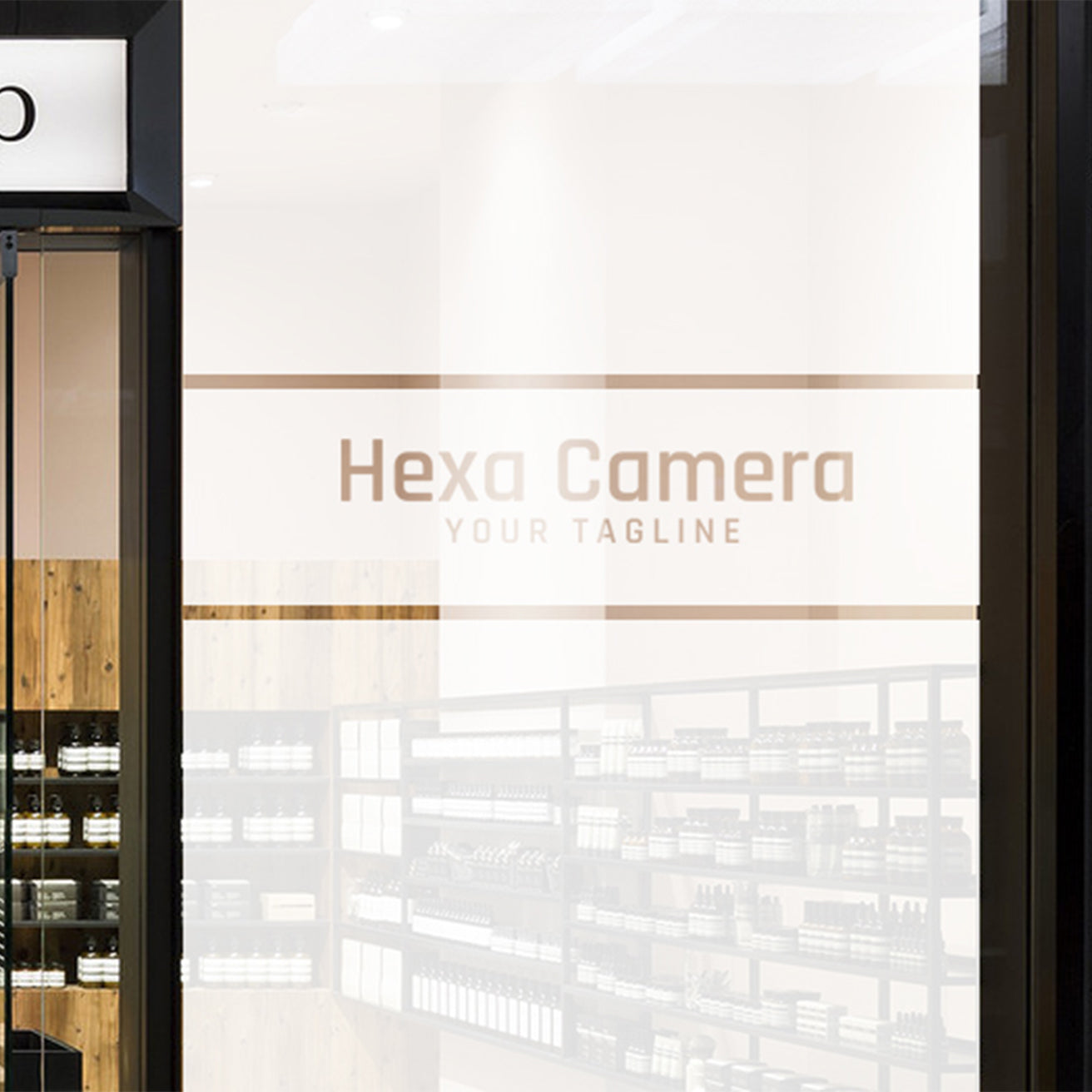 frosted glass window sticker