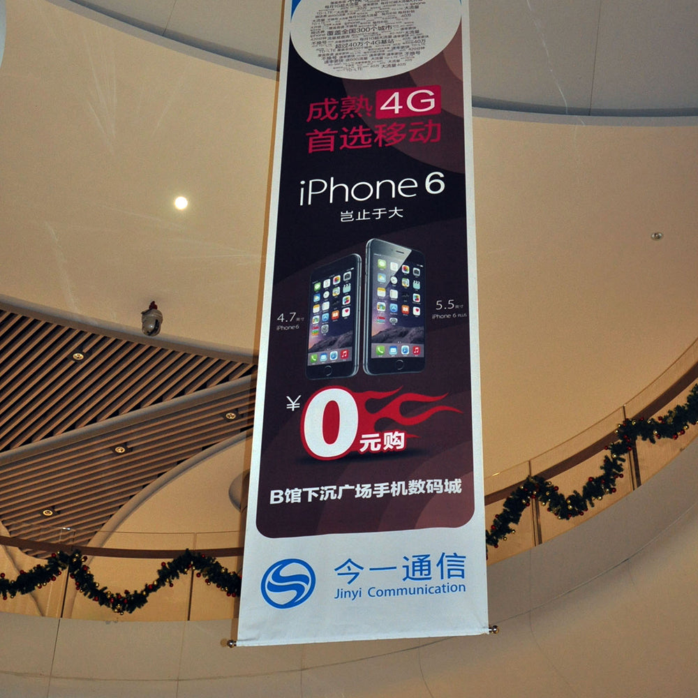 Custom Printed Outdoor Vinyl Banners/Street Banners HD Hanging Street Banners/Roll-Up Banners