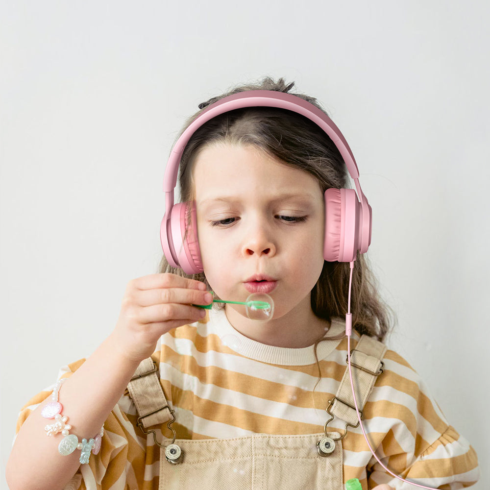 Children's Portable Wi-Fi Controlled Cute Online Class Earphones with Microphone EP06 Headphones