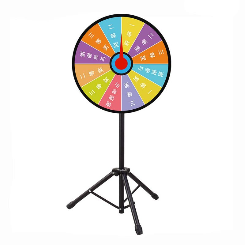 Lucky Spin Lottery Wheel Adjustable Folding Tripod
