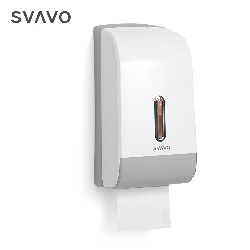 PL-151068 Wall-mounted ABS plastic waterproof double roll paper towel dispenser